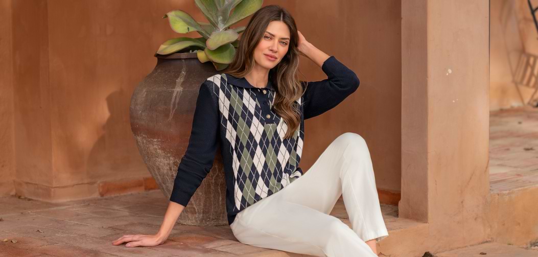 How to layer knitwear