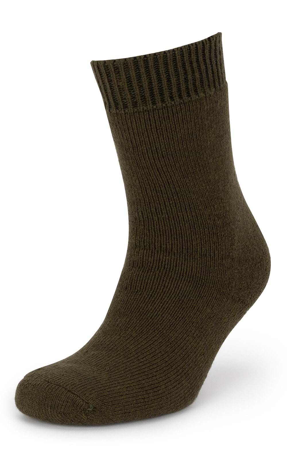 Bruar Barbour Men's Olive Green Wellington Calf Sock