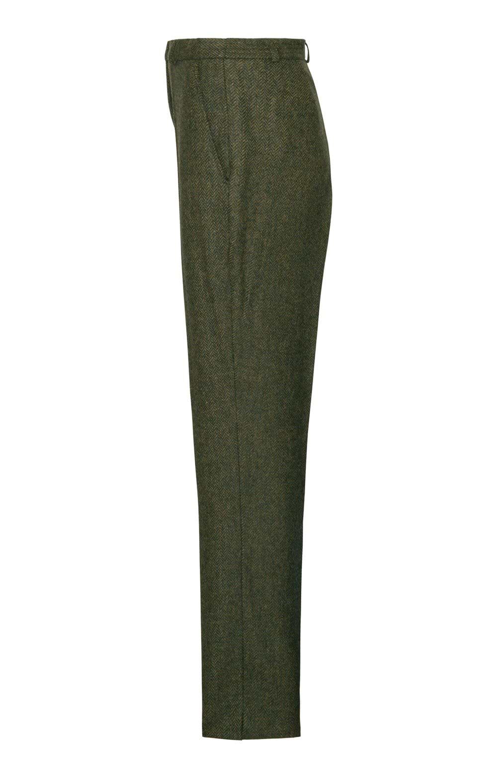 【美品】Needles Basic Trouser fancy tweed Straight-leg tweed/lurex trousers Yellow / Orange For Women