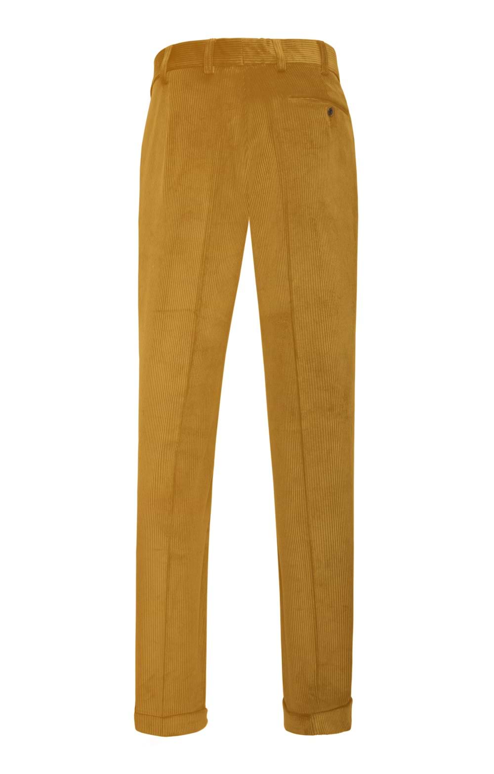 Men's Heavyweight Cord Trousers, Yellow - House of Bruar