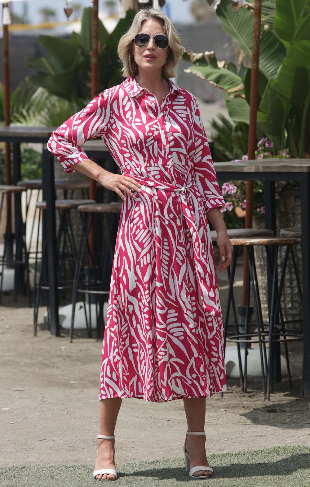 Shirt Dress Pomodoro Dresses Amazon Scarf Miss Captain Trend