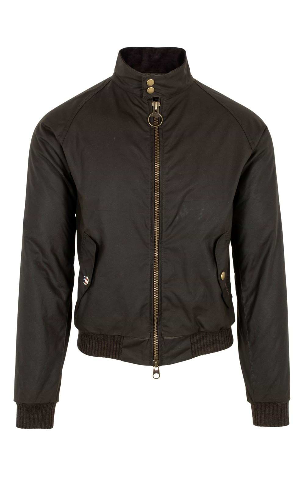 Bruar Barbour Men's Olive International Steve Mcqueen Merchant Wax Jacket