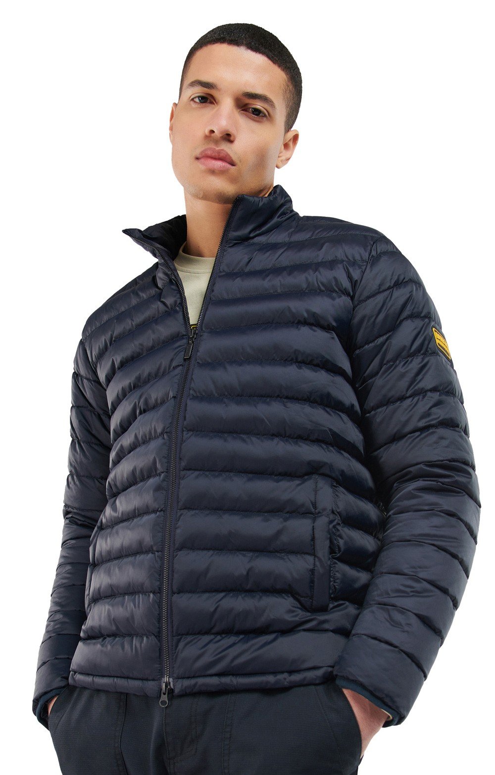 Mens Barbour International Racer Impeller Quilted Jacket