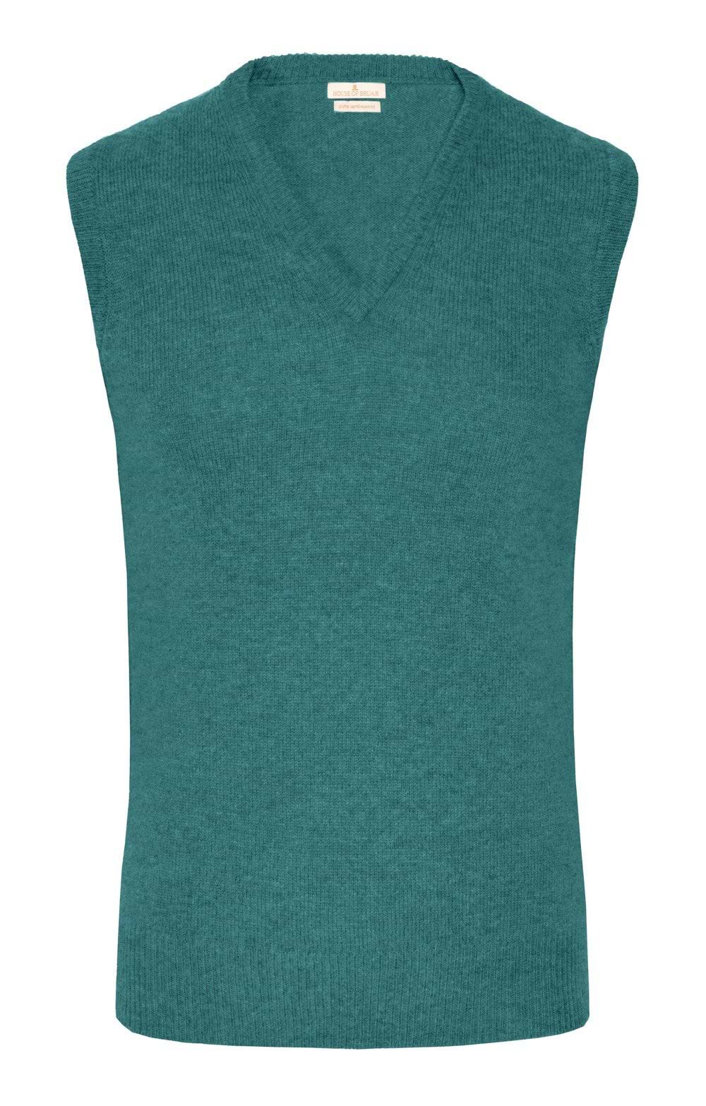 Bruar  Men's Kingfisher 2-Ply Lambswool Slipover