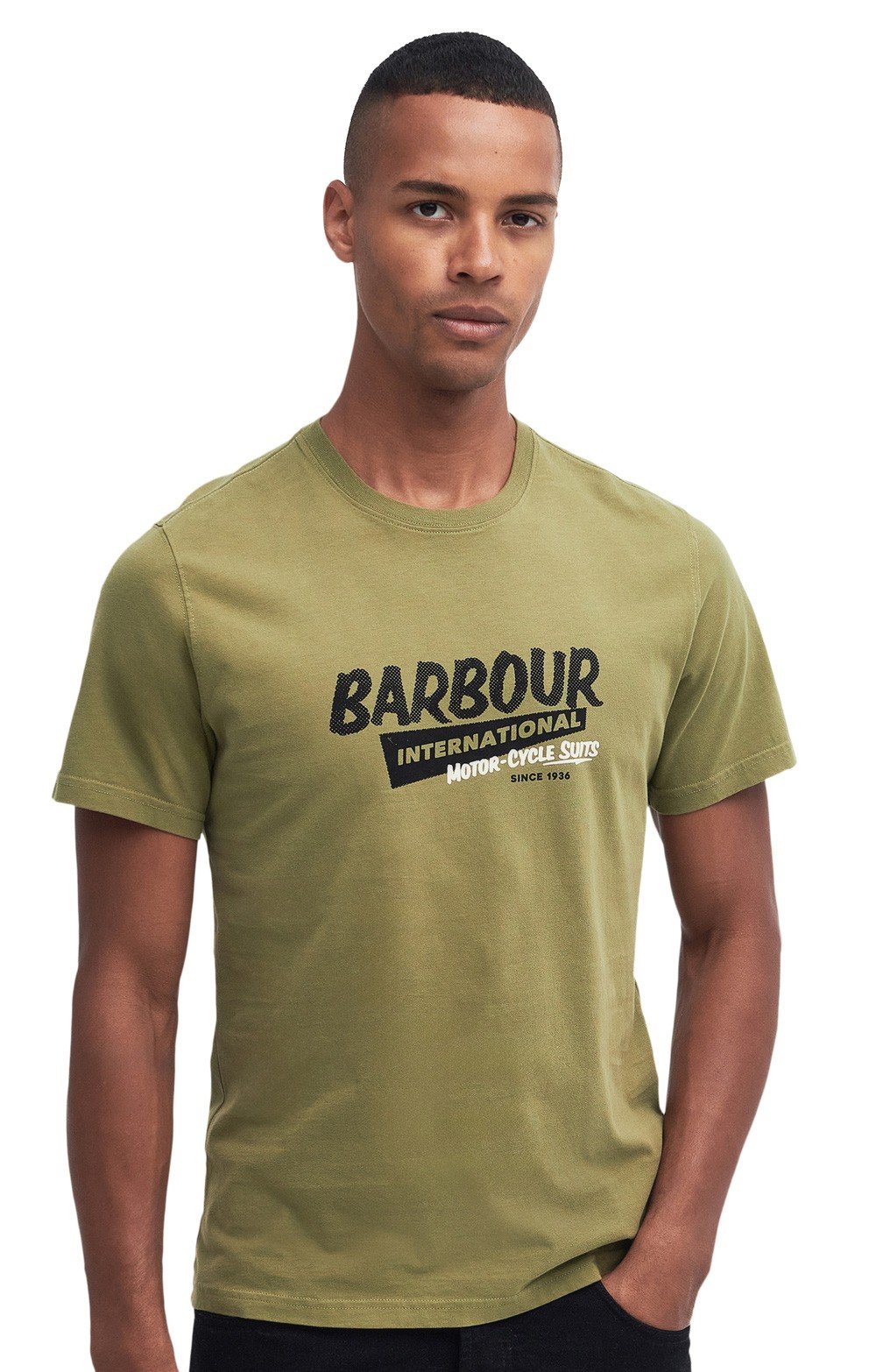 Mens Barbour International Electric Tee - House of Bruar