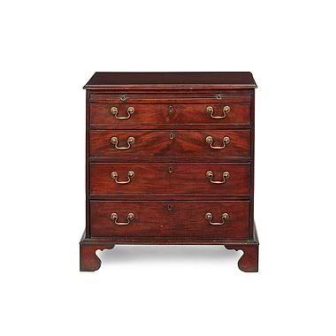 George III Mahogany Bachelor's Chest of Drawers, 18th Century