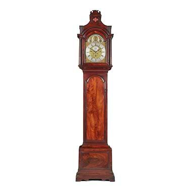 George III Mahogany Chiming Longcase Clock, John Prichard, London, 18th Century
