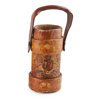 Leather Stick Stand, Early 20th Century