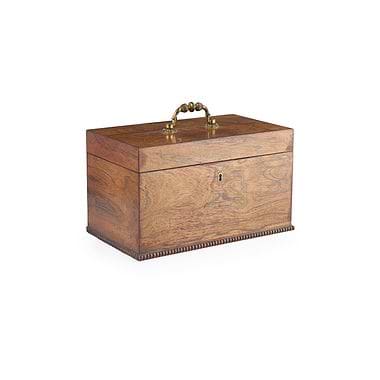 Regency Rosewood Tea Caddy, Early 19th Century