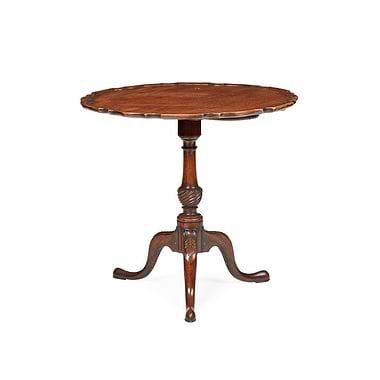 George III Mahogany Tripod Tea Table, Late 18th Century