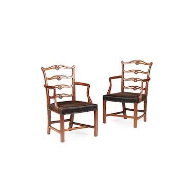 Set Of Eight George III Mahogany Fiddleback Dining Chairs, 18th Century