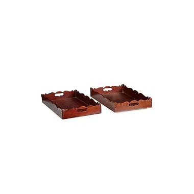 Pair Of George III Mahogany Trays, 18th Century