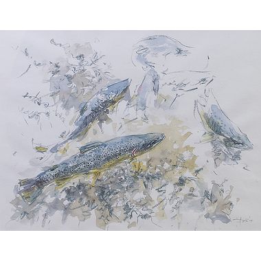 Territorial Trout 2 by Carl Ellis