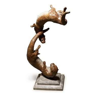 Courting Otters by Theodore Gillick