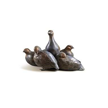 Partridge Covey of Six by Theodore Gillick