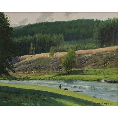 The River Dee at Cairnton by Alistair Makinson