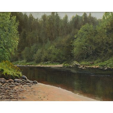 The River Findhorn by Alistair Makinson