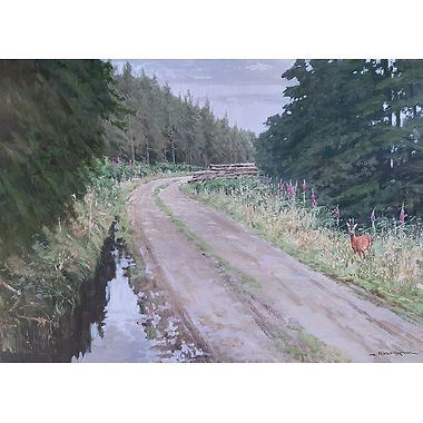 Roe Buck on the Track by Alistair Makinson