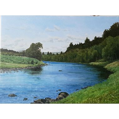 River Dee at Dinnet by Alistair Makinson