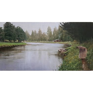 River Spey At Tulchan by Alistair Makinson