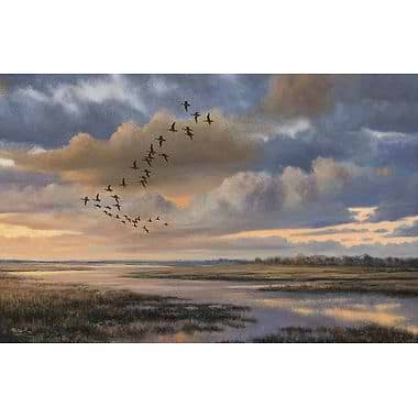 Dawn Flight, White Fronted Geese by Alastair Proud