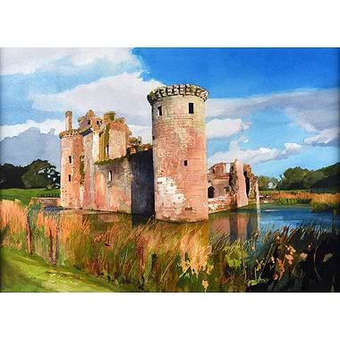 Caerlaveroch Castle, Dumfries By Bob Rudd
