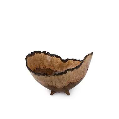 Wet Turned Burr Elm Bowl (49) by Angus Clyne