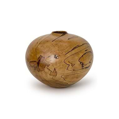 Spalted Beech Vase (58) by Angus Clyne