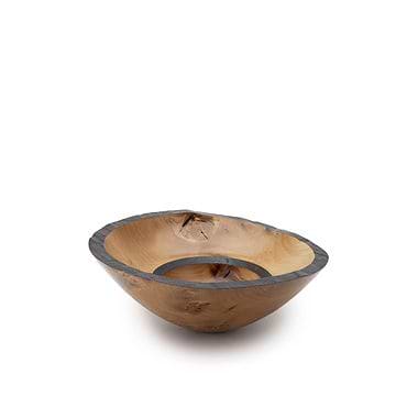 Burnt Edge Burr Elm Bowl (129) by Angus Clyne