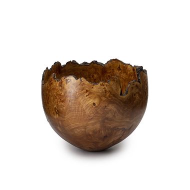 Burr Elm Bowl Natural Edge (74) by Angus Clyne