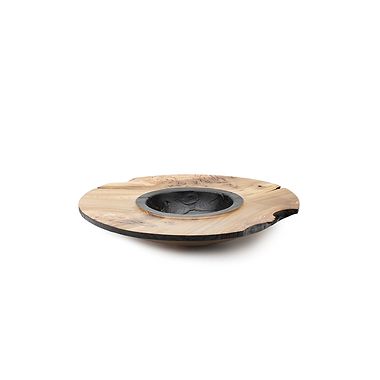 Burr Elm Burnt Interior Bowl (125) by Angus Clyne