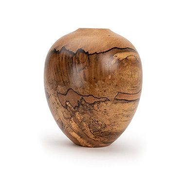 Spalted Beech Vase (77) by Angus Clyne