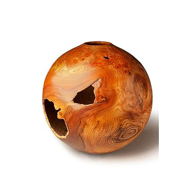 Burr Elm Vase No.120 by Angus Clyne