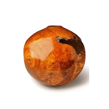 Burr Elm Vase No.121 by Angus Clyne