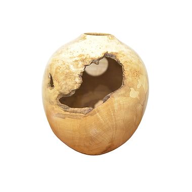 113 Spalted Sycamore Vase  by Angus Clyne