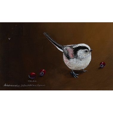 Long Tailed Tit and Berries by Richard Whittlestone