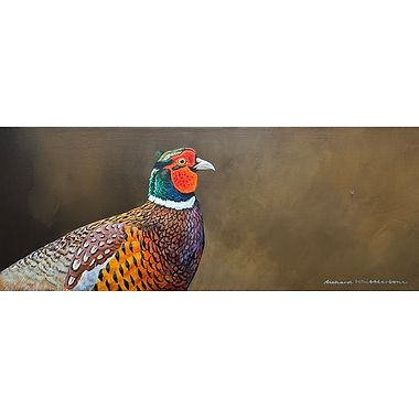 Pheasant Portrait by Richard Whittlestone
