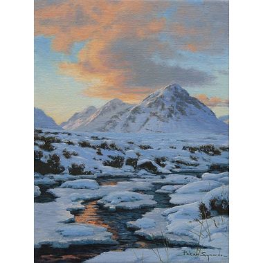 Sunset, Buachaille Etive Beag, Glencoe by Peter Symonds