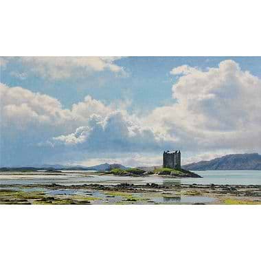 Big Skies over Castle Stalker, Argyll by Peter Symonds