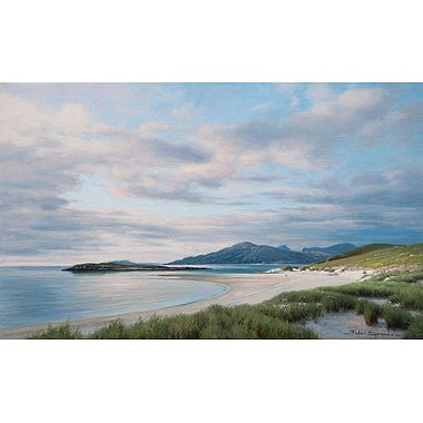 Late in the Day, Traigh Mheilein Beach, Nr.Huisinis, Isle of Harris by Peter Symonds