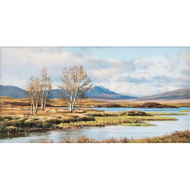 Silver Birches by Loch Ba, Rannoch Moor by Peter Symonds