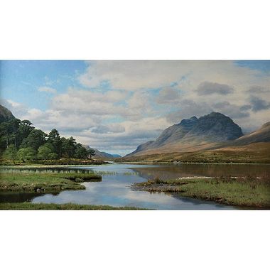 Liatach from Loch Clair, Northwest Highlands by Peter Symonds