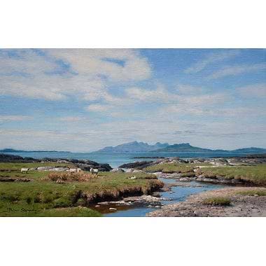 Muck, Rum & Eigg from Ardnamurchan by Peter Symonds