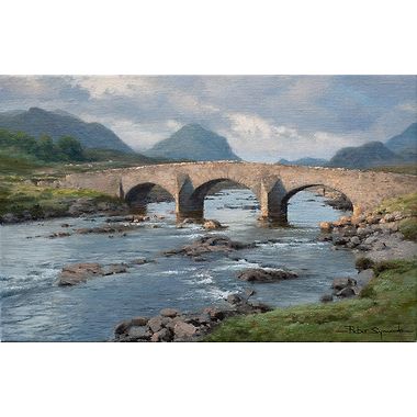 The Old Bridge Sligacham, Isle of Skye by Peter Symonds