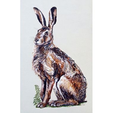 Nimbling Hare (Large Sitting Hare) by Nicola Kevane