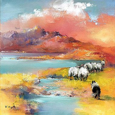 Burn and Loch by Vega