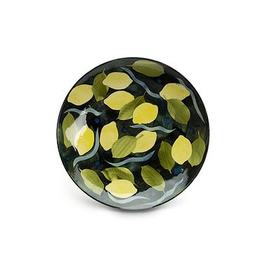 Lemons and Leaves Bowl by Sophie MacCarthy