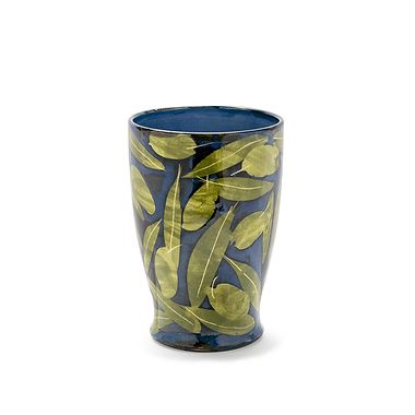 Olives and Leaves Vase by Sophie MacCarthy