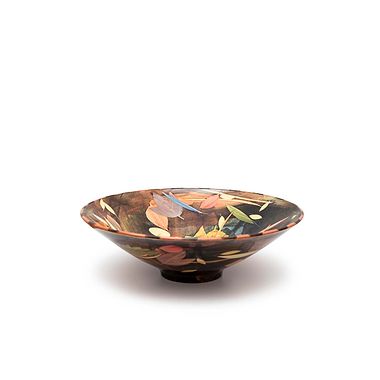 Medium Bowl, Leaves and Stalks by Sophie MacCarthy