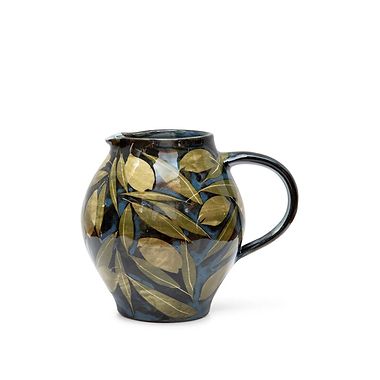Small round  Jar Olives and Leaves by Sophie MacCarthy